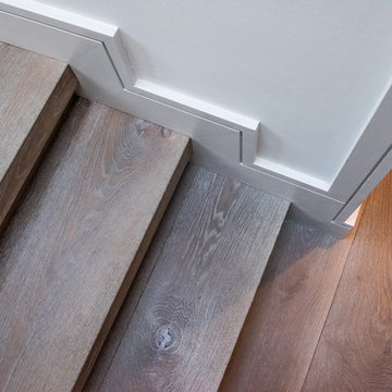 Private Client - "Waterfall" bespoke oak flooring SW15