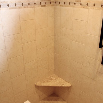 Bathroom with Custom-built Walk-in Shower