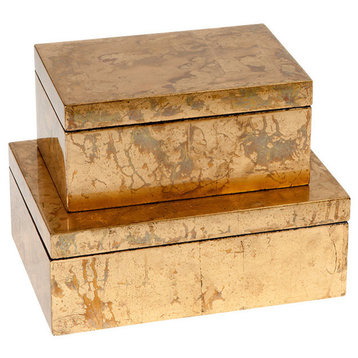 Luxe Gold Leaf Box, Small
