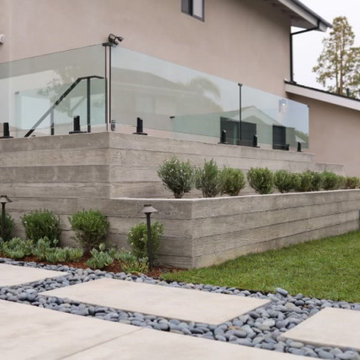 Walls Encasing Hot Tub Area
