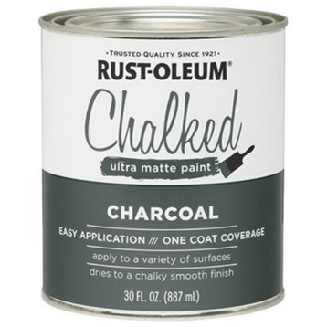 Rust-Oleum® 285144 Chalked Ultra Matte Paint, 30 Oz, Charcoal