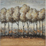 Renwil Inc - Renwil Inc W6116 Country Side - 40" Large Horizontal Decorative Wall Art - This stunning landscape is hand painted on wood with a beautiful coloration and heavy textures. Finished in a matching wood frame.   Artist: Olivia Salazar Product Type: Alternative wall d+�cor  Shape: Square  Framed/Unframed: Framed  Frame Material: Wood  Frame Width: 0.5  Frame Depth: 0.5  Hanging Hardware Included: Yes  Country of Origin: CHINACountry Side 40" Large Horizontal Decorative Wall Art Hand Painted *UL Approved: YES *Energy Star Qualified: n/a  *ADA Certified: n/a  *Number of Lights:   *Bulb Included:No *Bulb Type:No *Finish Type:Hand Painted