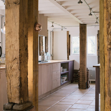 The Hampshire Barn Sebastian Cox Kitchen by deVOL