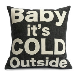 Examples of Typography Pillows and Wall Hangings by Studio Arethusa - Decorative Accents