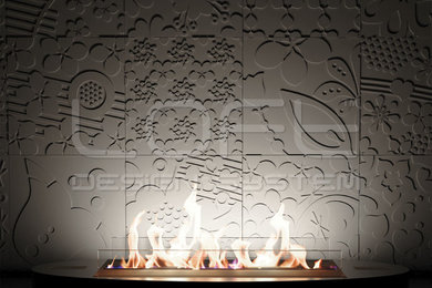 LOFT FLORAL – 3D Wandpaneele  aus GRC Beton