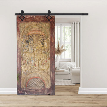 Vintage Coastal Farmhouse & Carved Doors
