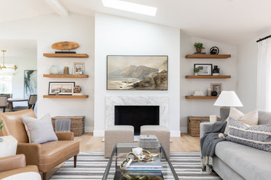Living room photo in Orange County