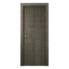 50 Most Por Contemporary Interior And Closet Doors For 2018 Houzz Doordesignlab Palladio 4h Gray Oak 80 Door Slab 36 X80