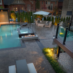 Suburban Modern Oasis - Fire Pits
