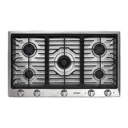Dacor Distinctive 36" Gas Cooktop Stainless Steel | DCT365SLPH - Cooktops