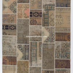 Patchwork style Up-cycled Handmade Rugs - Products