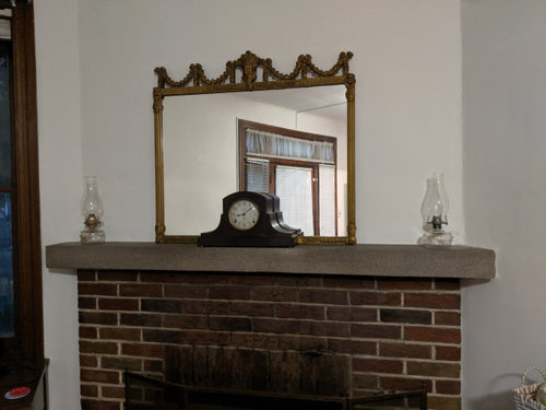 Hanging Heavy Mirror Over Fireplace, How To Hang A Heavy Mirror When There Is No Stud Wall