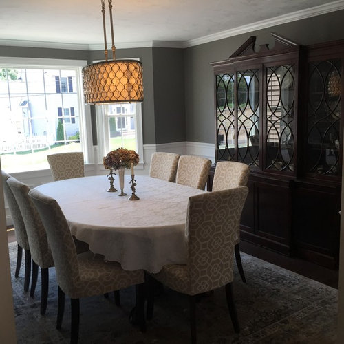 Choosing the right rug for our dining room!