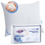 Continental Bedding - Continental Bedding - 550 Fill Power Down Pillow, Standard (1 Pack), Firm - 550 FP SOFT PILLOW FOR ALL SLEEPING POSITIONS - Our luxury pillows offer the perfect combination of softness and stability. The 550 fill power soft pillow is ideal for all sleep positions and recommended for back, stomach, or side sleepers who prefer a more weighty feel.