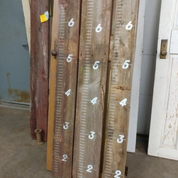 Height measuring barn boards - Paintings