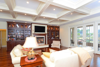 Elegant living room photo in Other