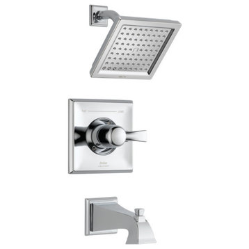 Delta Dryden Monitor 14 Series Tub and Shower Trim, Chrome, T14451-WE