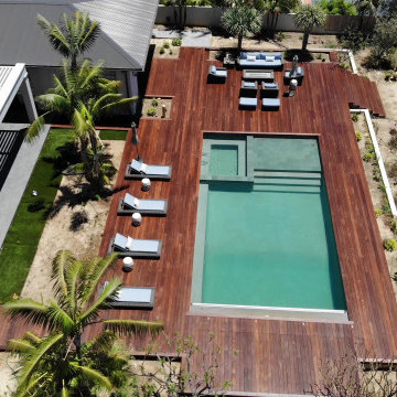 IPE Decks Around Pool