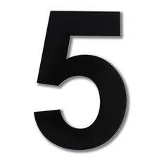 10 Inch House Numbers Houzz Qt Home Decor Modern House Number Extra Large 10 Inch Black Made