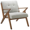 Pecan Wood Lounge Chair by Belen Kox, Belen Kox