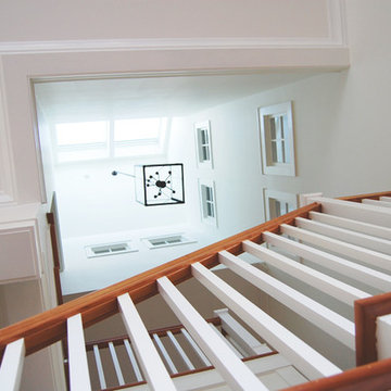 Interior Stair Tower w/ Skylights & Interior Windows