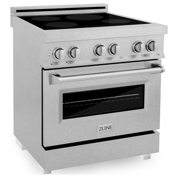 30" Induction Range with Electric Oven in Fingerprint Resistant Stainless Steel