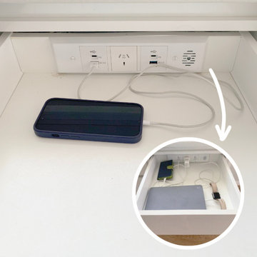 Kitchen In-Drawer Charging Outlets