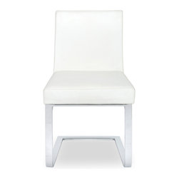 Autumn Medium Back Dining Chair | White - Dining Chairs