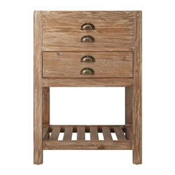 24" Benoist Reclaimed Wood Vanity-Pine - Products
