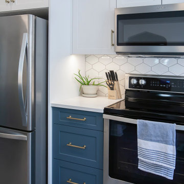 Fresh Blue Kitchen Design