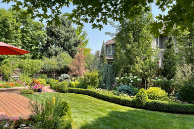 This is an example of a traditional landscaping in Denver.