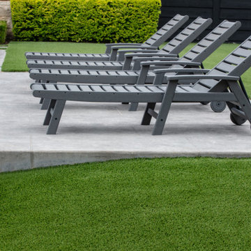 Artificial Grass Pool Project