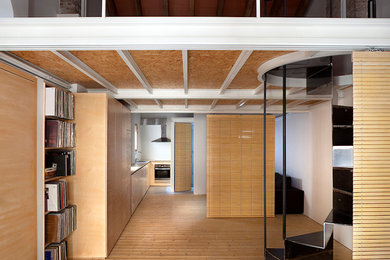 Diseño de diseño residencial contemporáneo de tamaño medio