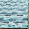 Safavieh Montauk Collection MTK121 Rug, Turquoise/Multi, 2'6" X 4'