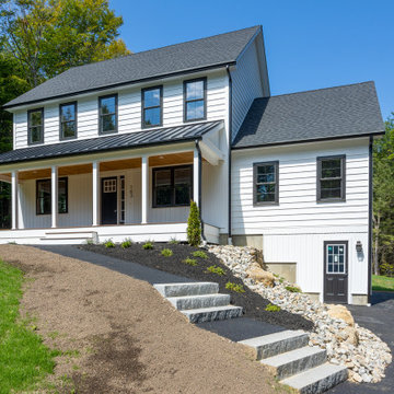 Whispering Lane Colonial – Exterior View with Landscaping