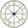 Baldwin Oversized Metal Wall Clock, 48"