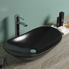 American Imagination 24.2"W Bathroom Vessel Sink, Black