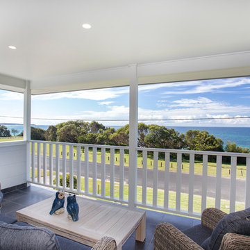 Hamptons Inspired Waterfront Home with a Twist