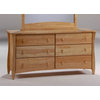 Rustic Dresser in Natural w Six Drawers