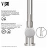 VIGO Gramercy Pull Down Kitchen Faucet, Stainless Steel
