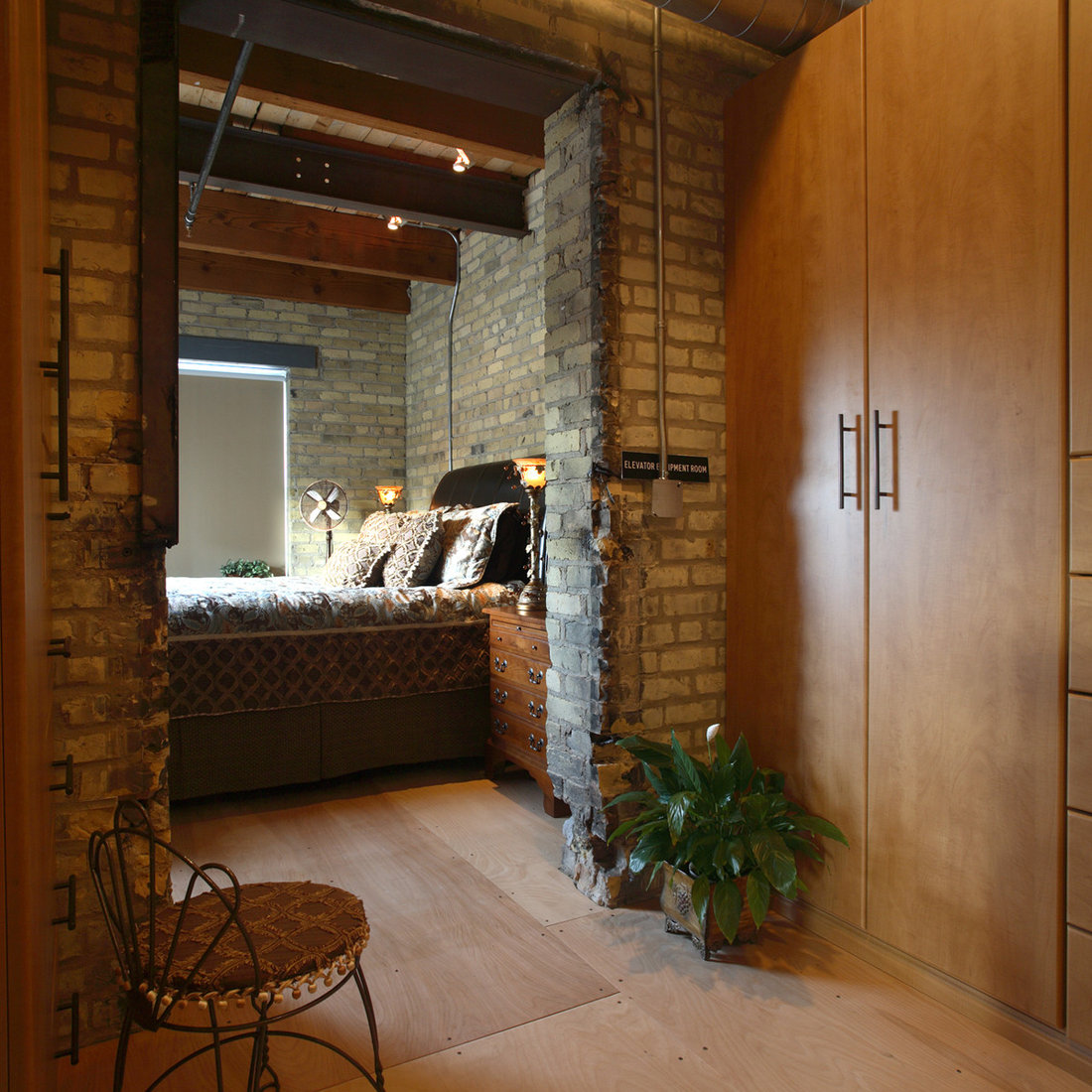 The master suite
