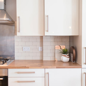 Open-plan kitchen