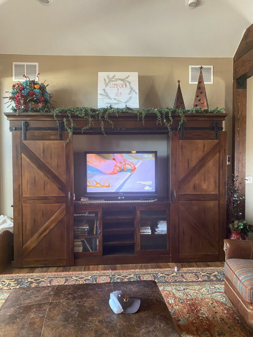 top of entertainment center