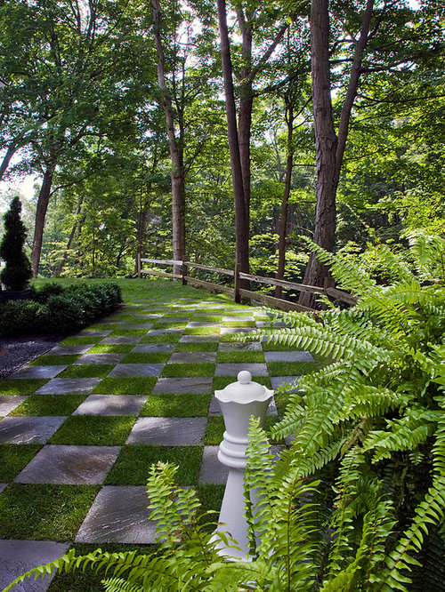Checkerboard Patio Houzz