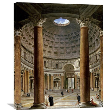 "The Interior of The Pantheon, Rome" Artwork, 24" x 30"