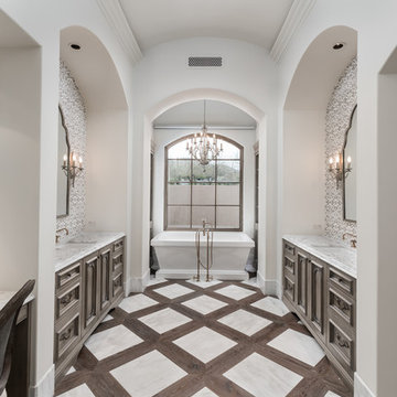 Primary Bathroom with Double Vanities