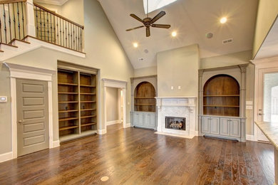Inspiration for a transitional living room remodel in Other