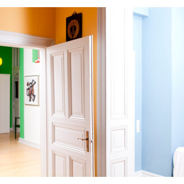 Spannendes Farbkonzept für Altbau