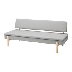 YPPERLIG Canap&eacute;-lit 3 places, Orrsta gris clair - Sofas