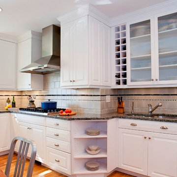 Storage Abounds in Drawers and Behind Doors